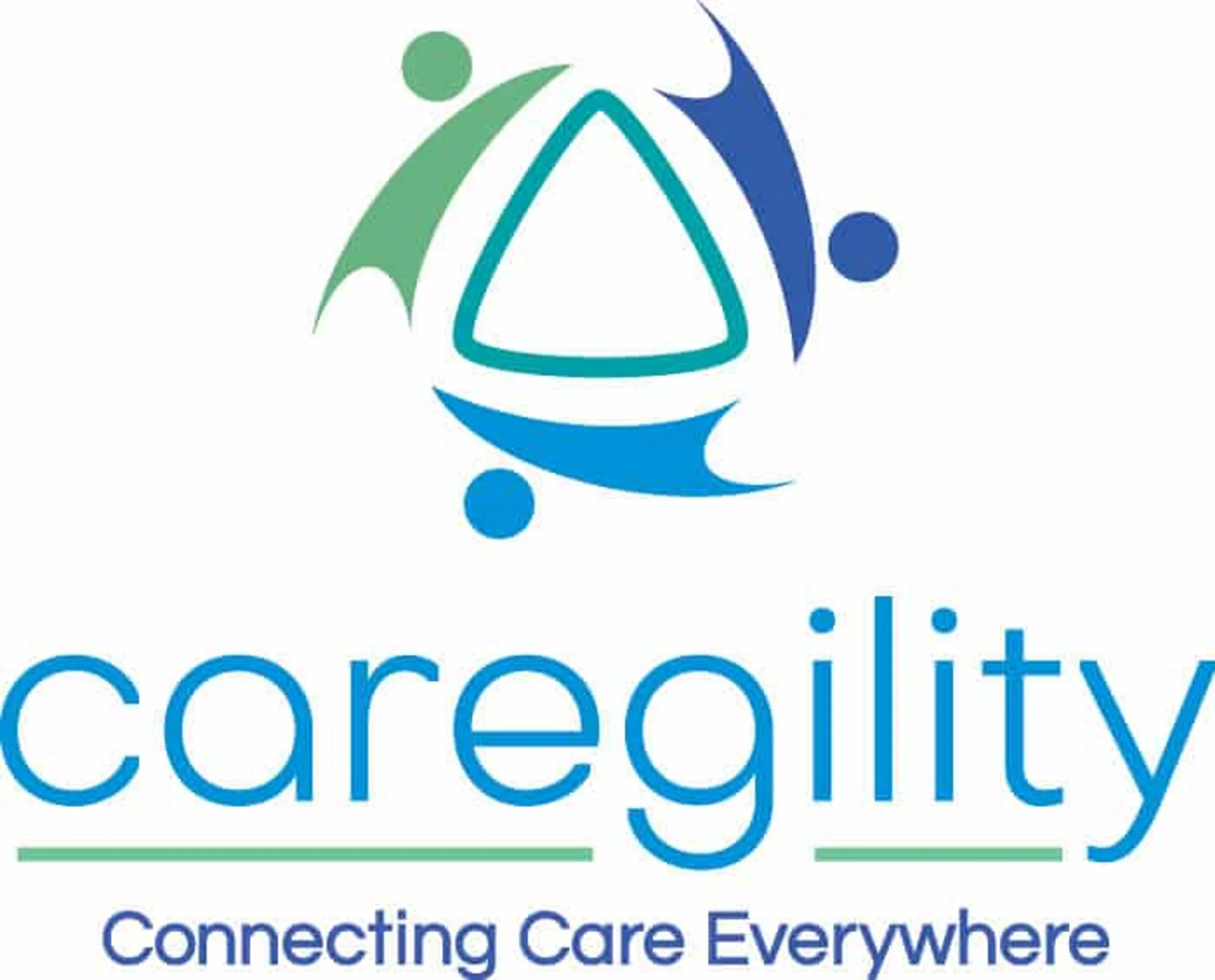Caregility logo representing telehealth technology and virtual clinical care communication solutions.