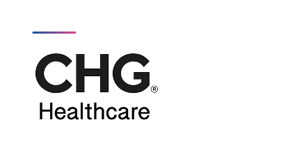 CHG Healthcare logo representing a healthcare staffing organization featured among VirtuAlly's operational partners.