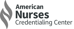 American Nurses Credentialing Center logo representing professional nursing credentials and certification standards.
